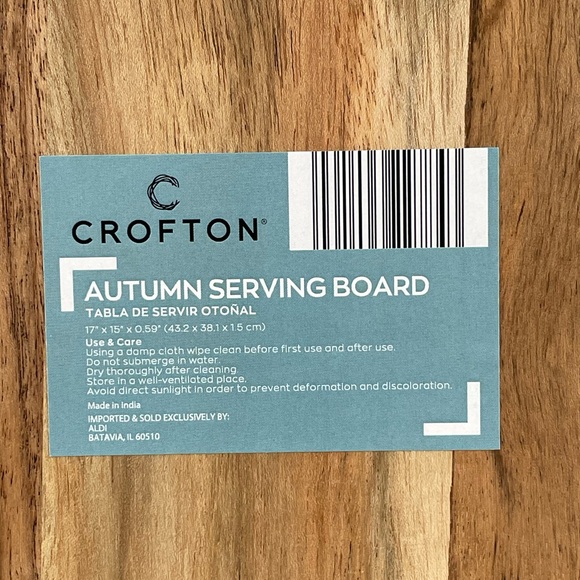 Autum Serving Wood Board - Picture 5 of 8